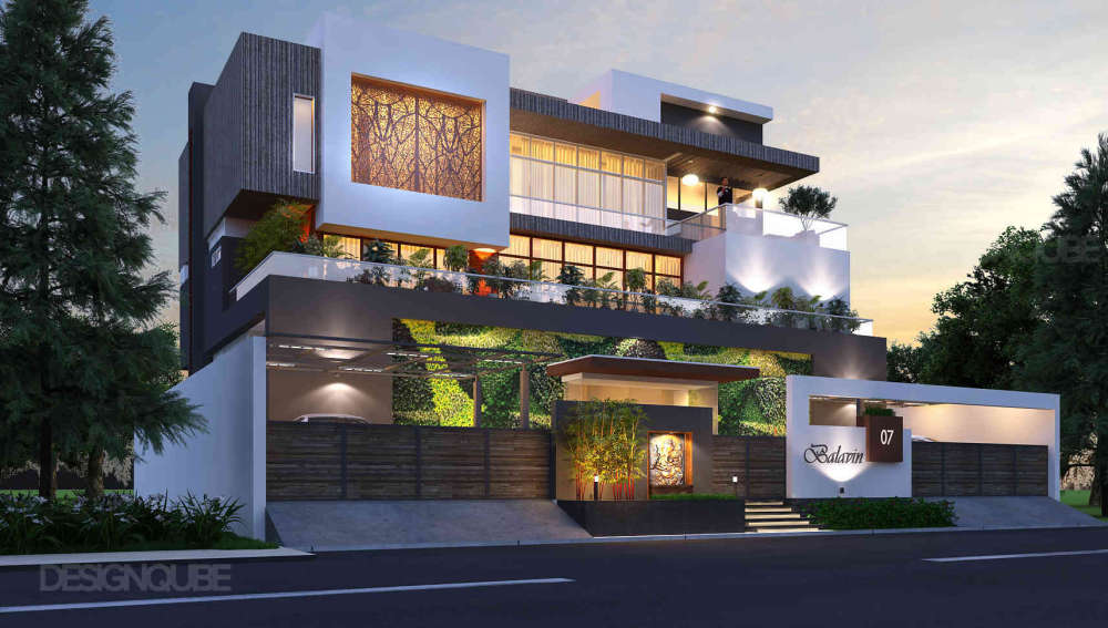 Villa Architecture at OMR, Chennai